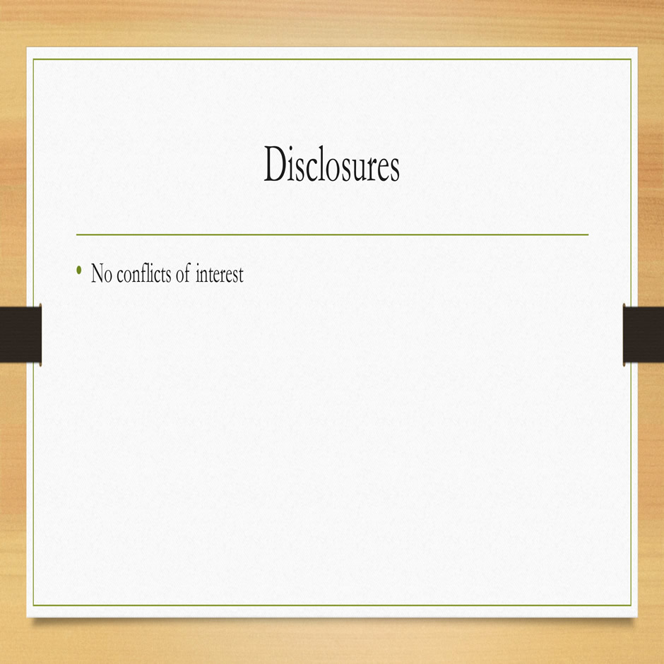 Disclosures