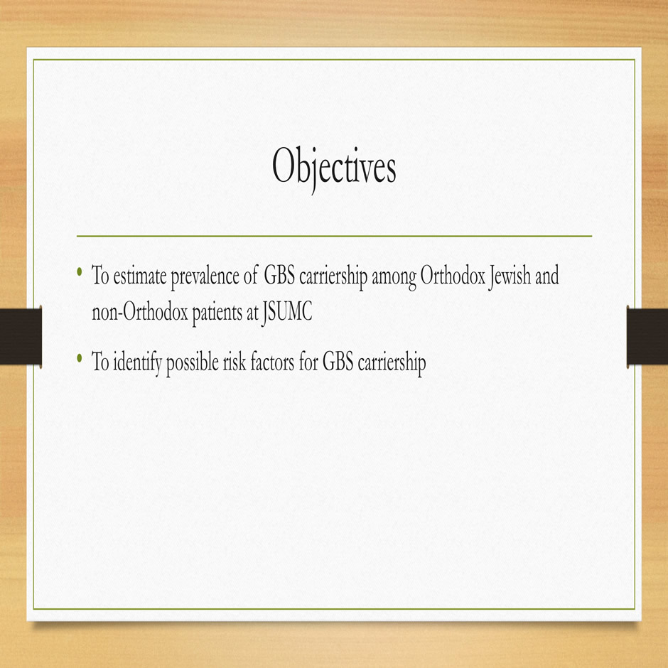 Objectives