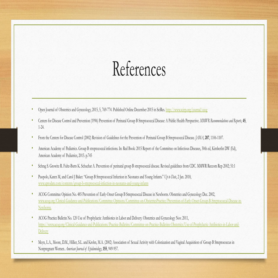 References